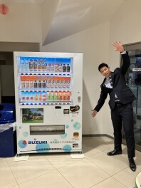 ドリンクサービスが自動販売機になりましたー！